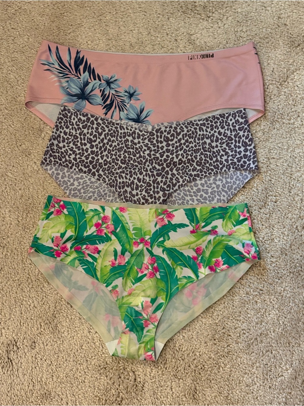 Victoria Secret Bundle Women's Hipster Pantie Briefs Size M